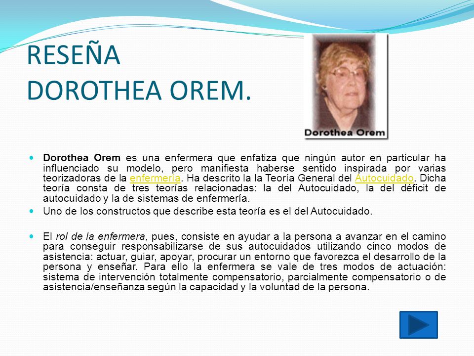 teoría del déficit de autocuidado de orem dieta para la diabetes teoría del déficit de autocuidado de orem dieta para la diabetes